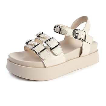 Amazon.com: ZFBBD Women's Cloud Sandals - Chunky Platform